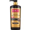 BIOBLAS Shampoo anticaduta all'aglio nero con estratto di aglio nero e complesso di erbe, formula botanica arricchita con vitamina e aminoacidi per rafforzare e nutrire i capelli deboli e sottili, 1000 ml