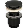 Edouard Rousseau Piletta lavabo Clic-Clac, diam. 63 mm, certificato NF, con troppo pieno, standard, finitura canna fucile