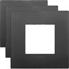 Vimar 19642.71 Placca Classic, Nero, 2 moduli (Confezione da 3)