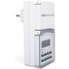 SCS Sentinel ElektroProg OUTDOOR Presa programmabile per esterni IP44 - 10 programmi - Display LCD - Funzione casuale - Modalità 12/24 ore - Programmazione comoda della presa - HCN0082