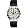 Swatch Orologio Digitale Quarzo Uomo con Cinturino in Pelle YIS402