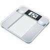 Beurer BG 13 Bilancia Diagnostica in Vetro, inox, silver, lcd