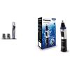 Panasonic ER-GK60-S503 Rasoio Corpo per Le Zone Piu Sensibili & Er-Gn300K503 Rifinitore Wet&Dry Per Naso, Orecchie E Sopracciglia, Nero, 3.8 x 3.4 x 16.4 Cm