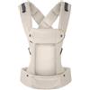 Beco Baby Carrier Beco Gemini Porta Bebè Neonato - Marsupio Ergonomico Neonato 100% Cotone - Zaino Porta Neonato & Marsupio Bambino Con Seduta Regolabile - Fascia Elastica Porta Bebè da 3 a 16 kg (Ecru)