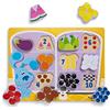 Melissa & Doug- Blue's Clues & You Puzzle in Legno Grosso-Frigo Food, Multicolore, 33024