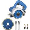 Hancaner Tagliapiastrelle Hancaner Sega da taglio a secco,1200W,con disco da taglio ad alta resistenza,12000 giri/min e taglio smussato 0-45 gradi,per marmo,piastrelle,ceramica,legno,PVC