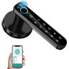 RATSTONE Maniglia Della Porta Con Impronta Digitale,Serratura Elettronica Con Tastiera a Sfioramento,Serratura Intelligente Con Tastiera Touch e Funzioni Smart,Per Porta d'Ingresso, Casa, Ufficio, Appartamento