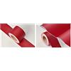VisitRyl Bordo di carta da parati con bordo adesivo per decorazione da parete, decorazione da parete, 5 x 500 cm, colore: Rosso