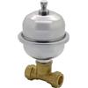 Unvented Components Europe Ammortizzatore di colpo d'ariete Mini vaso di espansione da 0,16 l, raccordo a T da 15 mm, in acciaio inossidabile, previene i tubi rumorosi, approvato WRAS, altezza 135 mm, diametro 80 mm