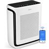 Levoit Purificatore d'Aria Smart con Modalità Animale, CADR 416m³/h, 108㎡ | Doppio Sensore, Filtro HEPA contro 99,97% Peli di Animali e Odori Muffe Polline Polvere, Controllo Intelligente