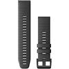 Garmin Cinturino Originale serie fēnix 5, 6, 7, Instinct, Instinct 2, Epix (Gen 2), Forerunner 935, 945, 955, quatix 5, 6, 7 e MARQ, 22mm, QuickFit, Silicone, Slate Gray & Black