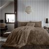 Lizzie Jacobs, Set copripiumino Cuddles in pile a pelo lungo, double-face, morbido, soffice, raffinato, caldo, comodo, confortevole, coccoloso (visone, matrimoniale)