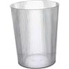 Milageto Pattumiera Pattumiera a Strisce per Animali Domestici Senza Coperchio Porta Carta straccia Cestino Versatile per Bagno, Cucina, Ufficio, dormitorio, Chiaro