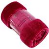 LIZZIE JACOBS Coperta in finta pile, lussuosa, super morbida, calda e accogliente, divano letto in visone (matrimoniale: 150 x 200 cm, fucsia)