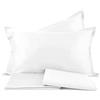 gabel SOMMA Completo copripiumino in raso di cotone Jewel variante (BIANCO)