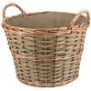 UNUS RM Design - Cesto in Vimini di Alta qualità per Legna da ardere, Cesto per la Biancheria o Decorazione