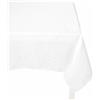 Casatessile Tovaglia antimacchia Jacquard SCACCO Matto Tovaglia a Scacchi Colorata. - Bianco, Rotonda 160 cm.