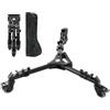 SIRUI Universal Photography Tripod Dolly con Ruote in Gomma da 3, Resistente con Gambe Regolabili e Borsa per il Trasporto, Capacità di Carico di 33 Libber - AM-DF02
