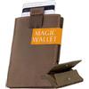 GARZINI Portafoglio Magico - in vera pelle, sottile e minimalista Magic Wallet da uomo con sistema di blocco RFID, custodia per le carte, linguetta di estrazione e portamonete