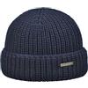 Melegari Berretto Cuffia Beanie Northdock a Doppio Spessore | Docker cap Pura Lana Merino Extrafine | Made in Italy (IT, Numero, 55, 63, Nero)