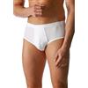 Mey Slip da uomo sportivi con apertura Noblesse di Mey, colore bianco, taglie: 5 - 8 size 6 bianco