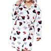 Disney Vestaglia per Donna Minnie Mouse Bianco Medium