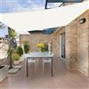 HENG FENG Tenda a Vela Rettangolare 4x6m, Beige