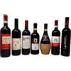Zeus Party Mix Cassa da 7 bottiglie di Vini Rossi Italiani Chianti, Morellino, Sagrantino, Montepulciano, Morro D'Alba