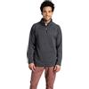 Fruit of the Loom Felpa in Pile con Cerniera a Quarto Maglione, Carbone Heathers, M Uomo