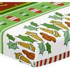 Hiseng Lenzuolo con angoli Neonato Lenzuola Carrozzina, Stampa Natalizia Elasticizzati Coprimaterasso Biancheria da Letto Materassino Sacco a Pelo per Lettino (campana d'oro,60x120cm)