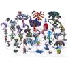 iPEAU DND Miniatures Dungeons and Dragons Starter Set 170 Fantasy Art Mini per D&D 5E, Pathfinder figure piatte in plastica per TTRPG Giochi di ruolo da tavolo accessori regalo per DM