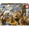 Educa - Puzzle 1000 pezzi Animali selvaggi | Puzzle natura | Misura 68x48 cm | Include colla Fix | Per adulti 14+ (19920)