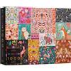 Elena Essex Puzzle 1000 Pezzi per Adulti - Patchwork | Puzzle Animale Uccello Fiore | Dimensioni 70x50cm
