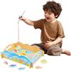 AOOWU Gioco Pesca Pesci Calamita, Pesca Magnetica per Bambini mit 10 Pesci e 1canne da Pesca, Giochi Montessori Bambini 2 3 4 5 6 Anni, Giochi in Legno Pesca per Bambini, Regalo Divertente