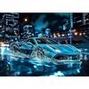 CEOVR Coche Deportivo Diamond Painting Kit completo, Kit Diamond Painting 5D, Pintura Diamante 5D 30x40 cm, Pintura de Diamantes para Adultos, Coche y Ciudad