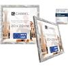 CABBEL confezione doppia (set di 2) cornice 20x20 cm, betulla, robusta cornice in legno MDF, plexiglass infrangibile,