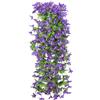 duoyif Fiori Artificiali Sul Muro 80cm Fiori Pendenti Artificiali Da Interno Fiori Artificiali Da Parete Fiori Pianta Vite Decorazione Della Parete Di Casa Giardino Esterno Matrimonio (Viola)