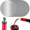 Brelet 30 Pezzi Versatore di Vino Salvagoccia Riutilizzabile.Salva Goccia per Vino a Disco.Salvagoccia Bottiglia di Vino.Wine Pourer Slice Alluminio.Senza Gocciolamento Salvagoccia per Bottiglia di Olio