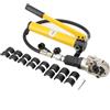ECUTEE Pinza Idraulica V/TH per Crimpatrice Idraulica a Testa Girevole a 360°, Pinza idraulica da 6T per Crimpare Tubi di rame, con stampi TH16-32 mm, stampi V12-28mm