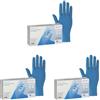 Bericah, Sensinitryl, Guanti in Nitrile, Senza Polvere, Taglia M,100 Pezzi (Confezione da 3)