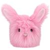 Depesche 13262 Snukis-Coniglio di Peluche Rosa, con Orecchie Lunghe, Alto Circa 18 cm con Coda Bianca, Multicolore, One Size