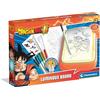 Clementoni Idea - Dragonball Super Lavagna Luminosa Creativa per Bambini 6+ Anni, Set con Schede da Colorare e Ricalcare per Disegnare i Personaggi del Cartone Animato, Gioco Creativo, 18782