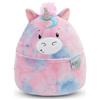 NICI Peluche Chill unicorno 20cm - colorato - Morbido peluche, carino da coccolare e giocare, per bambini e adulti, un'ottima idea regalo | 61793