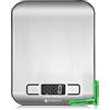 ETEKCITY Bilancia da cucina digitale elettronica da 5 kg con grande display LCD, bilancia da cucina ultra sottile, in acciaio inox, misurazione dei liquidi, alta precisione fino a 1 g, funzione tara