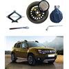 D'ANGELO 1988 Kit Ruotino di Scorta 18 compatibile con Dacia Duster con Cric, Chiave e Sacca