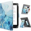 HoYiXi Custodia Universale for 6.8'' / 7" Kindle Paperwhite 2024-2012 Compatibile Kobo Clara HD/Kobo Clara 2E /PocketBook/Tolino/Sony eReader Cover Case Bracket standing function,Dali Blue