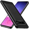 iVoler Cover per Samsung Galaxy S10+ / S10 Plus, [Protezione Antiurto di Grado Militare] Custodia Sottile Morbida in Silicone TPU Anti-Impronte Anti-Graffio Protettiva Case, Nero
