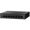 Cisco Switch non gestito Cisco SG110D-08HP con 8 porte Gigabit Ethernet (GbE) e PoE di 32 W, protezione a vita limitata (SG110D-08HP-EU)