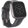 Fitbit Versa 2 Health & Fitness Smartwatch SE (NFC), Charcoal - Iron Mist Grey Aluminum