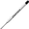 Caran d'Ache 8.468.000 - Ricarica per penna a sfera Goliath, misura media, lunghezza: 12,3 cm, diametro: 0,9 cm, colore: Nero